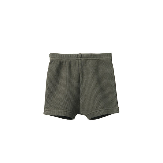 Nature Baby - Selby Waffle Shorts / Thyme
