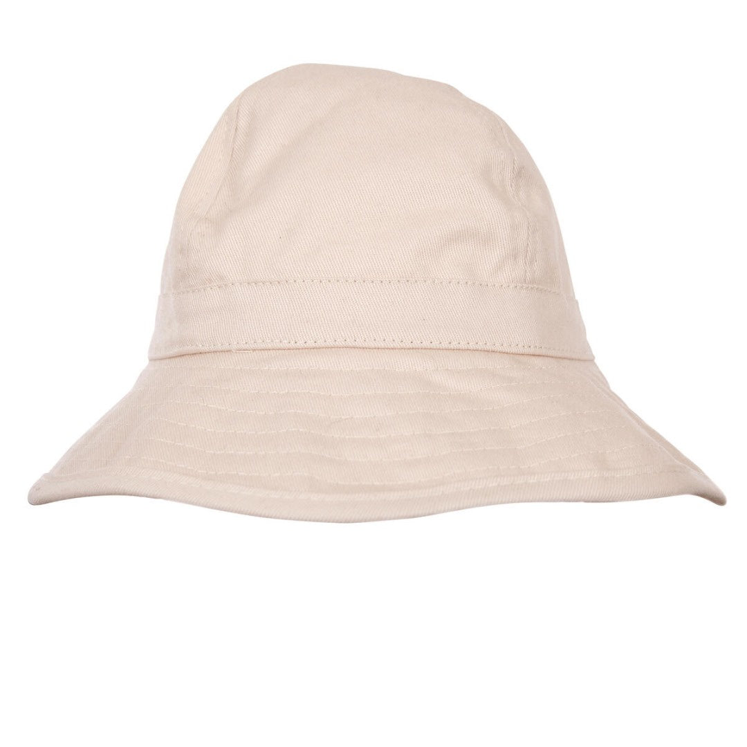 Acorn- Wide Brim Infant Hat / Vanilla