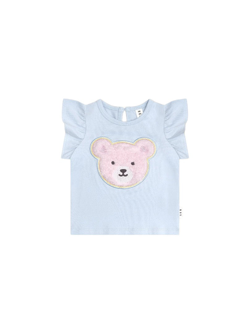 Huxbaby - Heart Fur Bear Frill T-Shirt