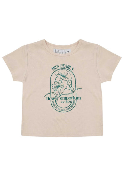 Bella + Lace - Kate T-Shirt-Almond Flour