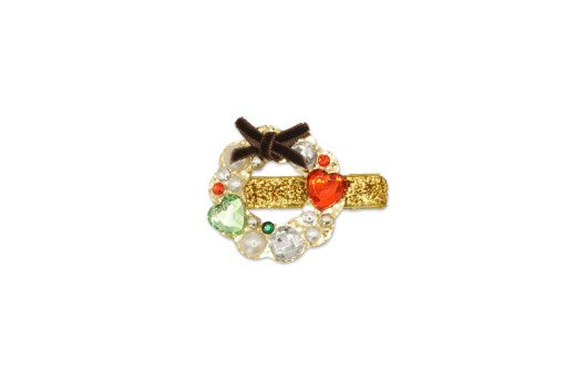 Milk & Soda - Xmas Wreath Hair Clip