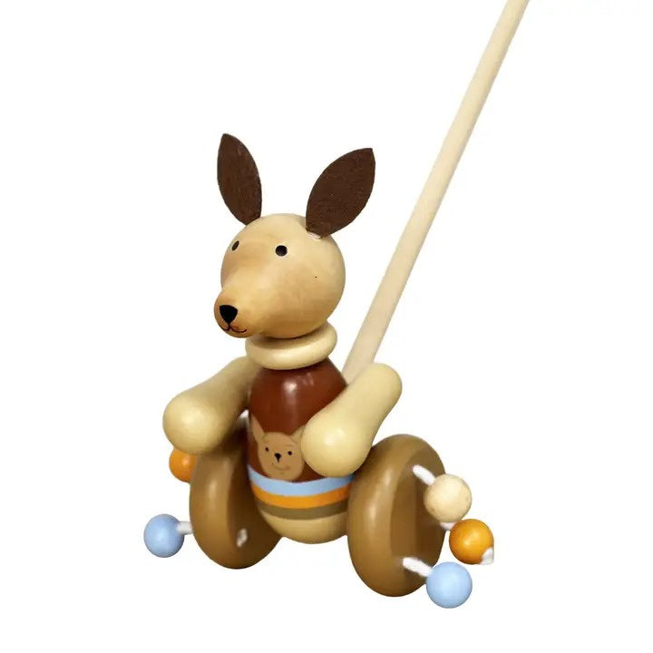 ToysLink - Wooden Push Along-Kangaroo