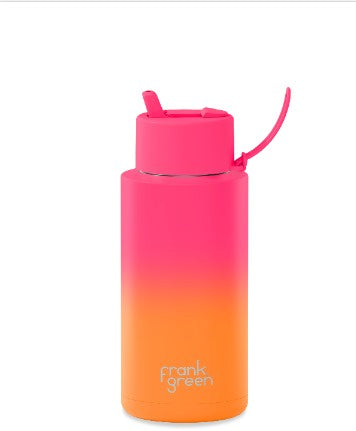 Frank Green - Ceramic Reusable Bottle (Flip Straw Lid) / 34oz
