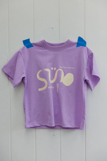 Sunday Siblings - Il Sole Tee / Purple + Cream