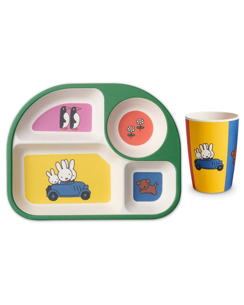 Kip & Co - x Miffy - Miffy's Adventures Bento Tray & Cup Set