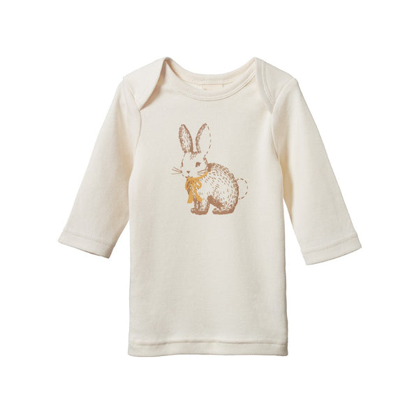 Nature Baby - Baby Tee / Rabbitty Natural Print