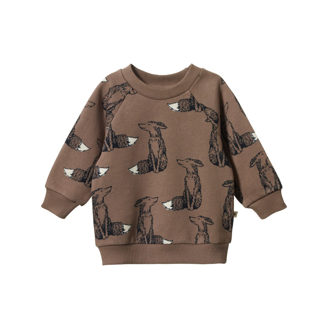 Nature Baby - Emerson Sweater / Foxy Cub Print