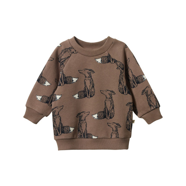 Nature Baby - Emerson Sweater / Foxy Cub Print