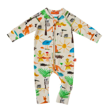 Halcyon Nights - Long Sleeve Romper / Yo's Country