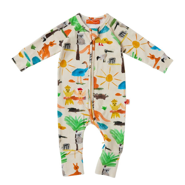 Halcyon Nights - Long Sleeve Romper / Yo's Country