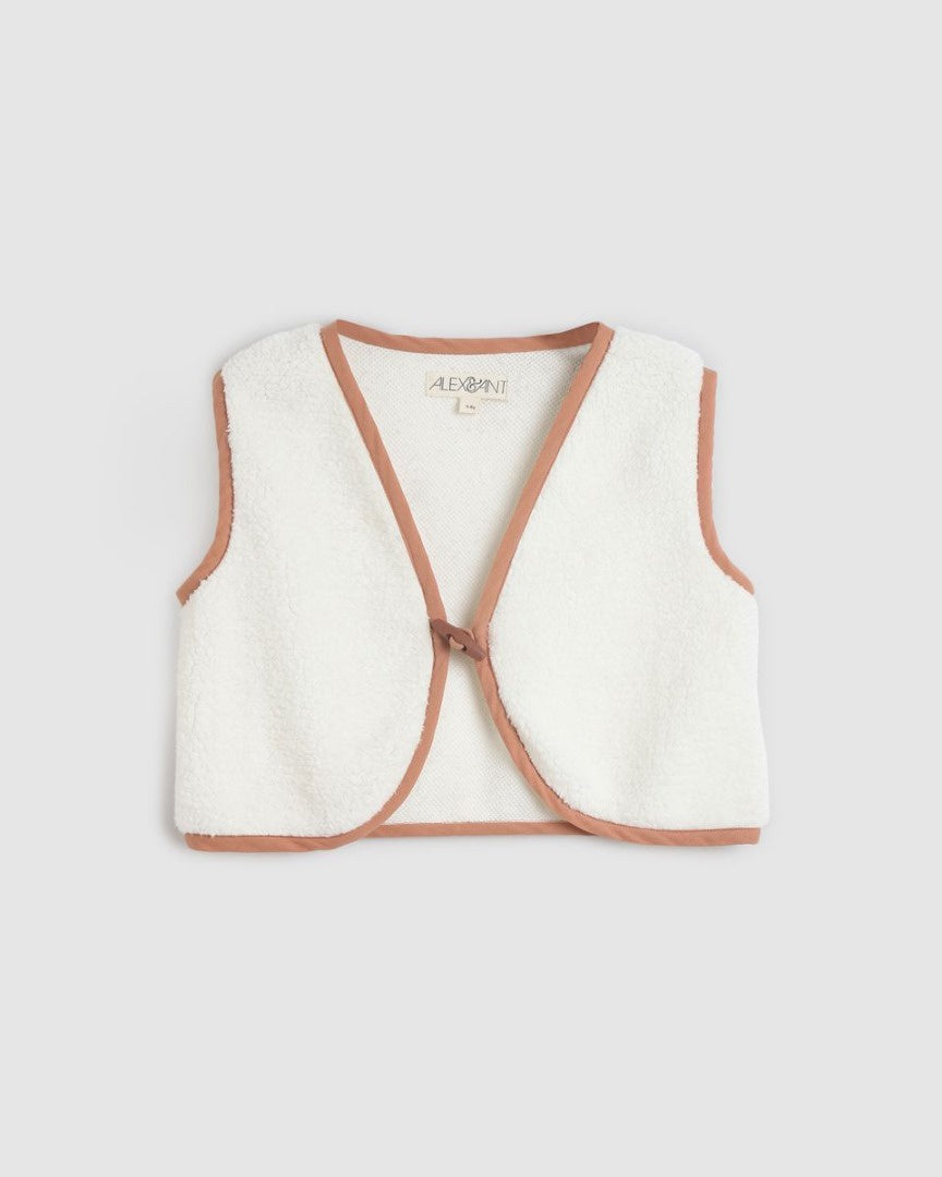 Alex & Ant - Magnolia Vest - Natural Sherpa