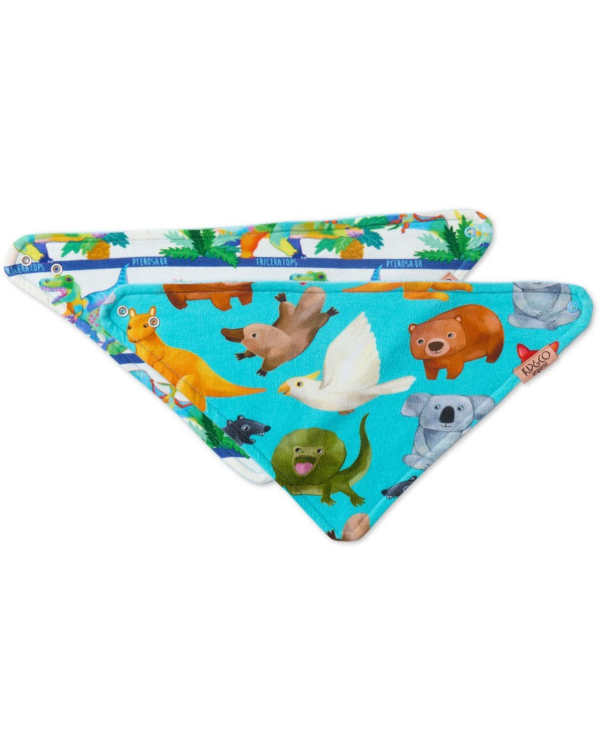 Kip & Co - Organic Cotton Dribble Bib Set AW25