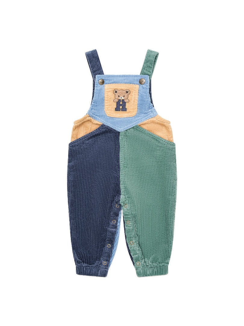 Huxbaby - Midnight Colour Block Overalls