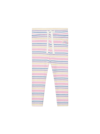 Huxbaby - Rainbow Stripe Rib Legging