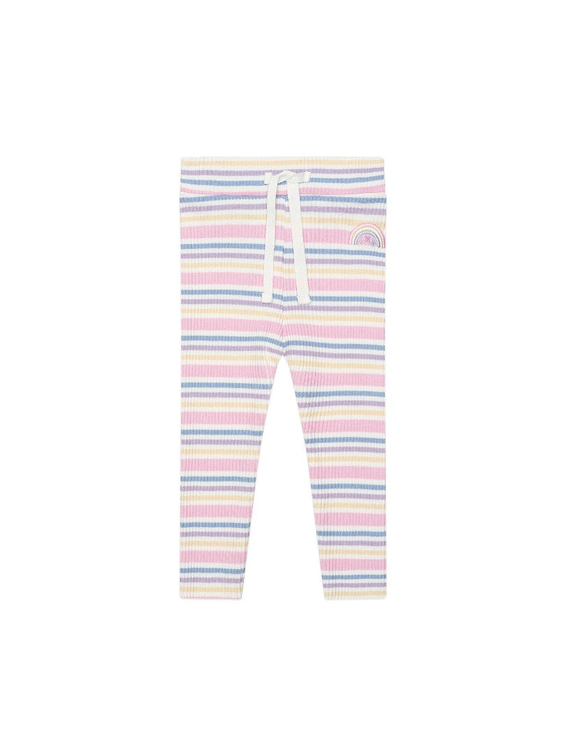 Huxbaby - Rainbow Stripe Rib Legging