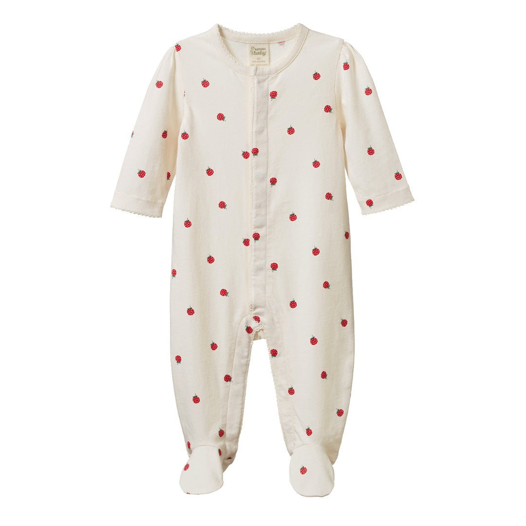 Nature Baby - Lucy Suit / Raspberry Print