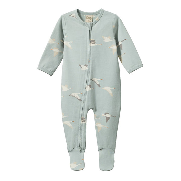 Nature Baby - Dreamlands Suit / Flying Geese Print