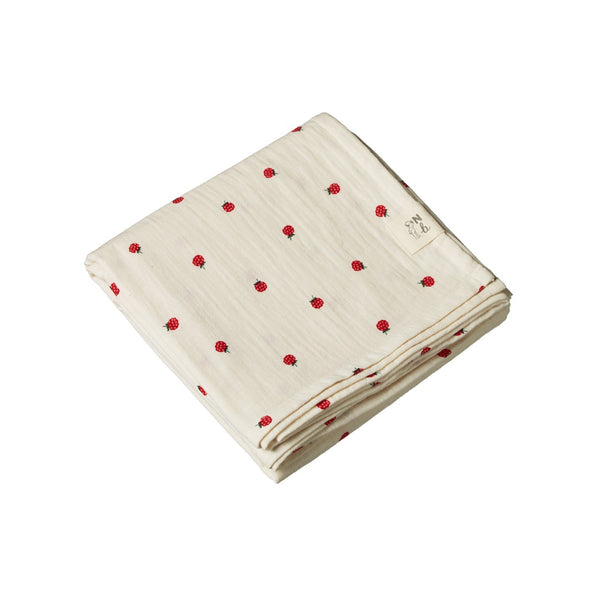 Nature Baby - MUSLIN WRAP / Raspberry Print