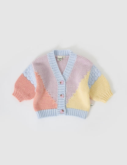 Goldie & Ace - Colour Block Knit Cardigan
