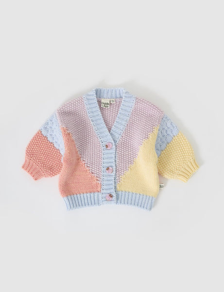 Goldie & Ace - Colour Block Knit Cardigan