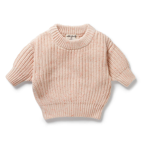 Wilson + Frenchy - Organic Knitted Jumper / Fairy Floss