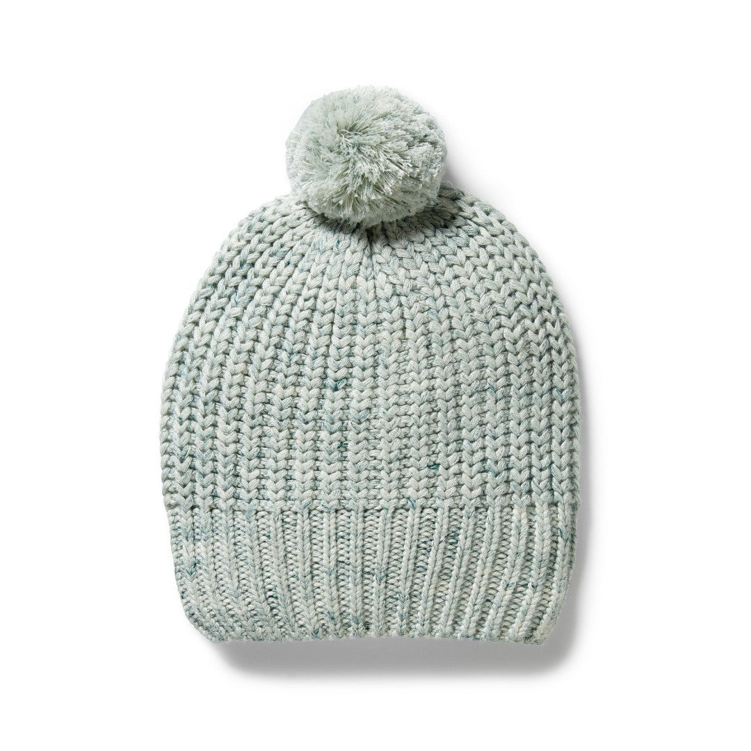 Wilson + Frenchy - Organic Knitted Hat / Moss Speckle