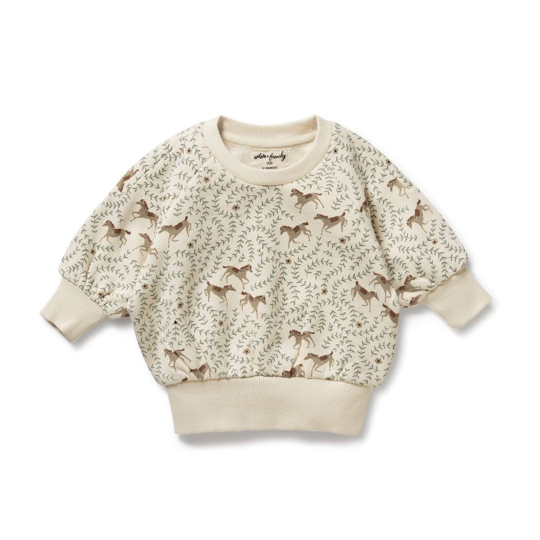Wilson + Frenchy - Organic Terry Sweat / Trixie Horse