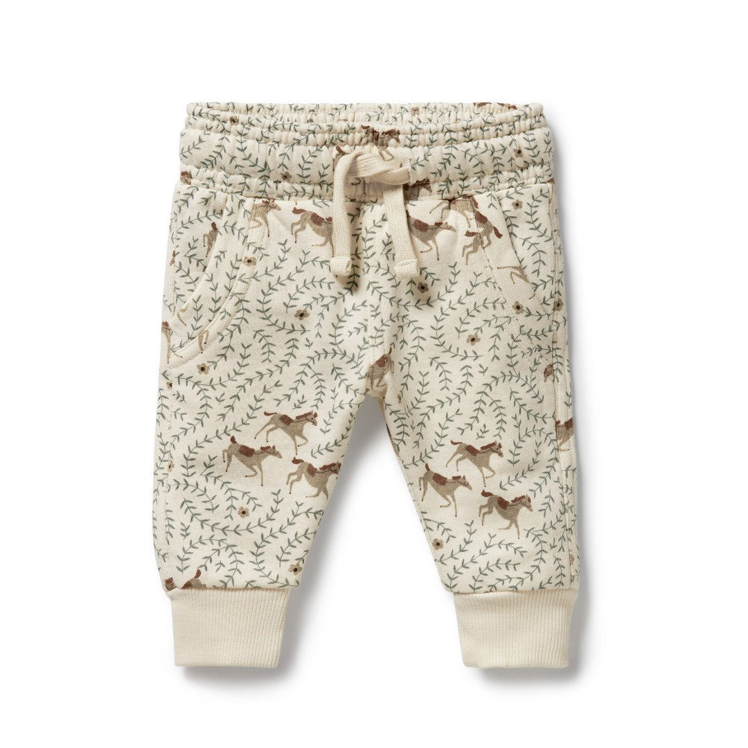Wilson + Frenchy - Organic Terry Sweat Pant / Trixie Horse