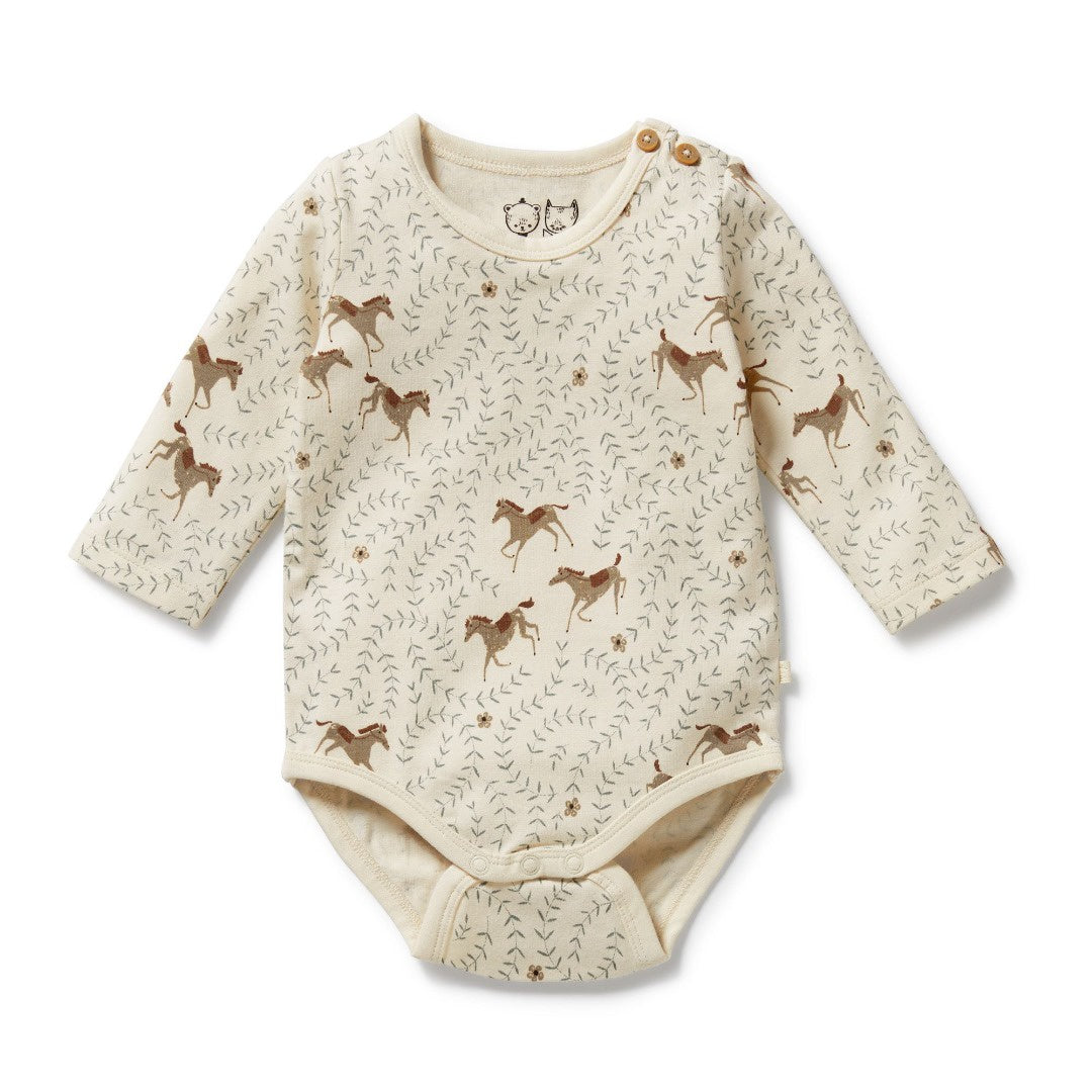 Wilson + Frenchy - Organic Bodysuit / Trixie Horse