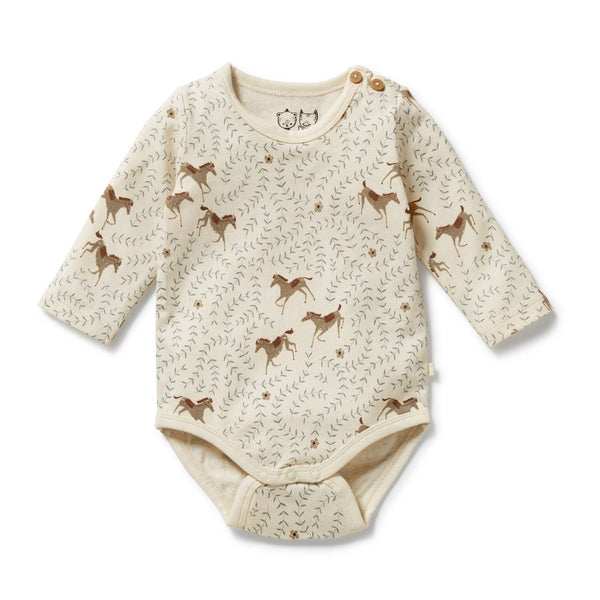 Wilson + Frenchy - Organic Bodysuit / Trixie Horse