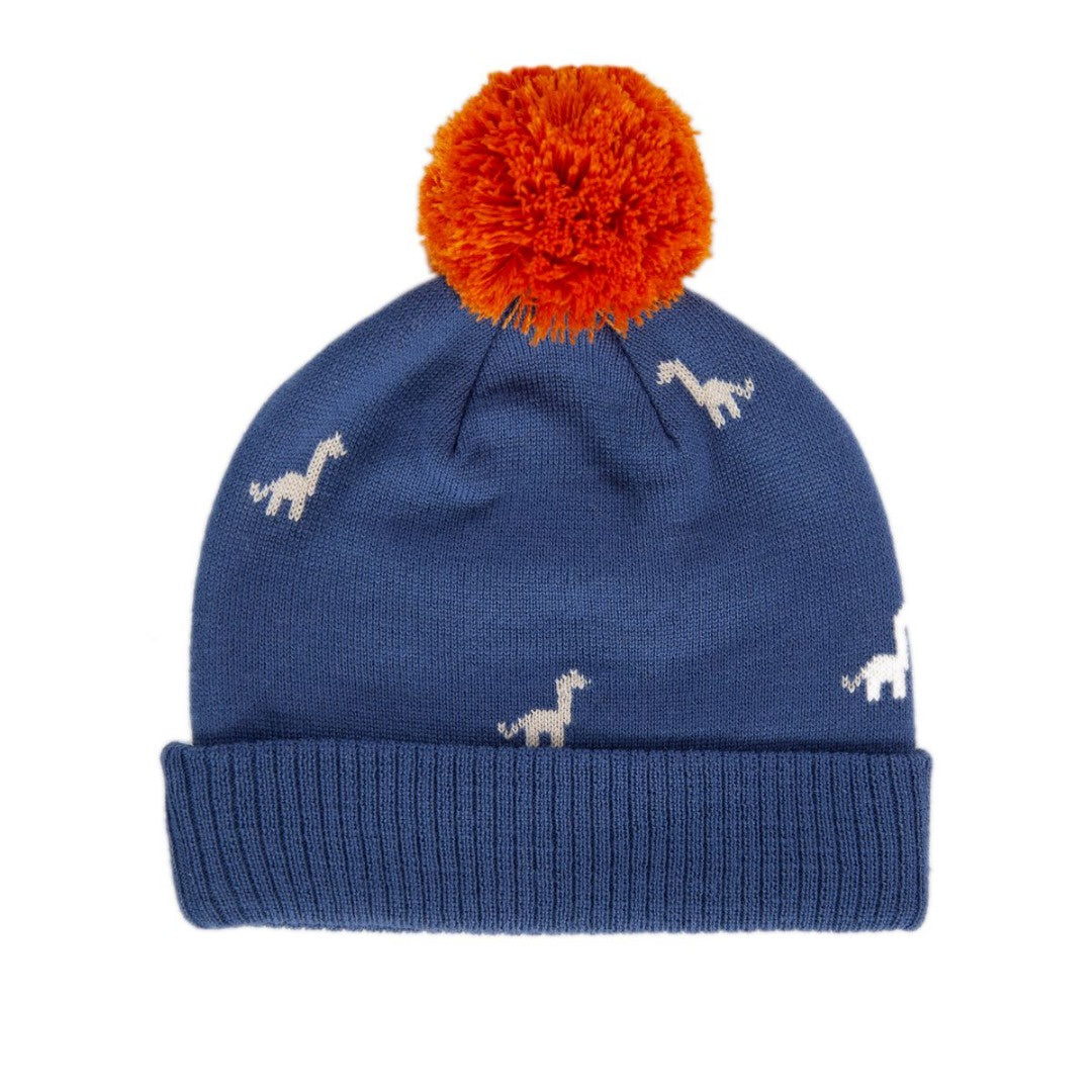 Acorn - Brontosaurus Merino Beanie / Blue