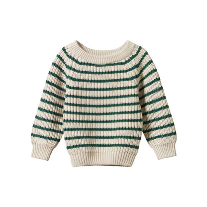 Nature Baby - Billy Jumper / Pine Sailor Stripe