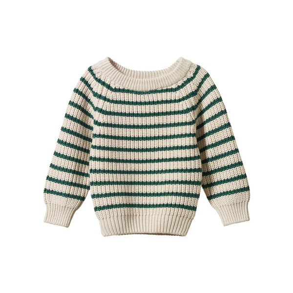 Nature Baby - Billy Jumper / Pine Sailor Stripe