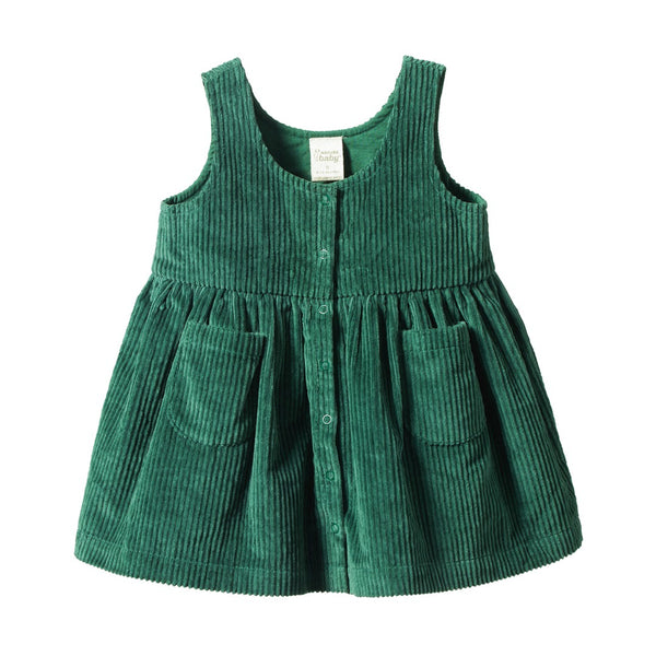 Nature Baby - Amelia Pinafore / Pine