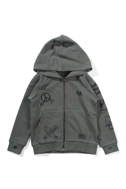 Munster - Icon Patch Hoody / Ocean Green