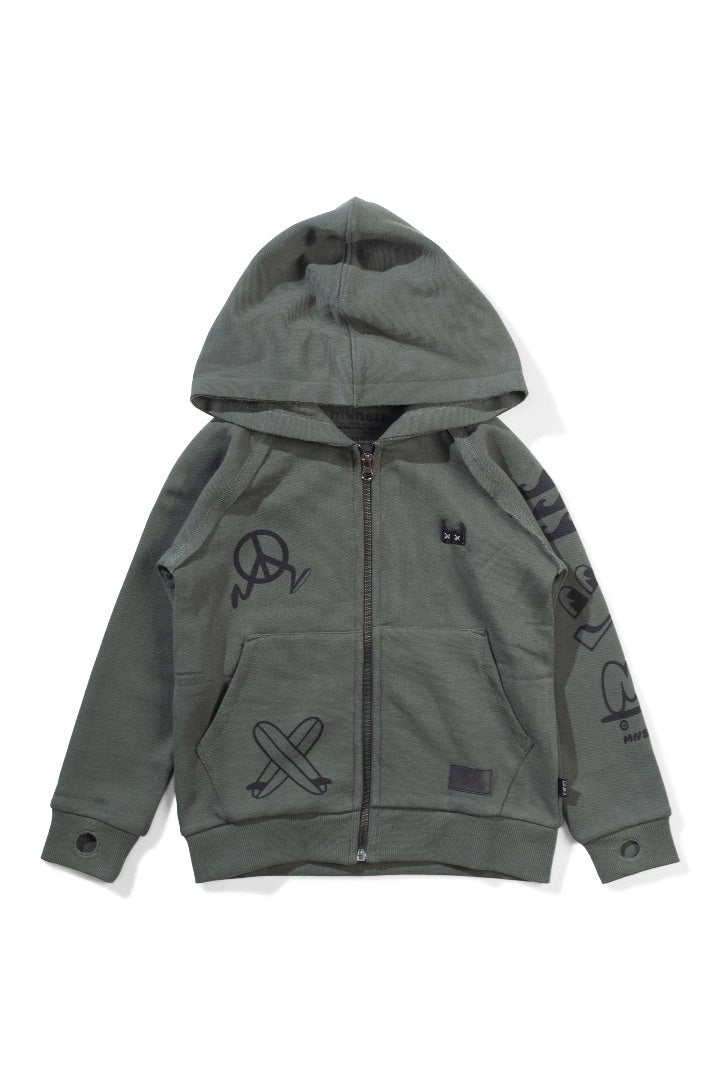 Munster - Icon Patch Hoody / Ocean Green
