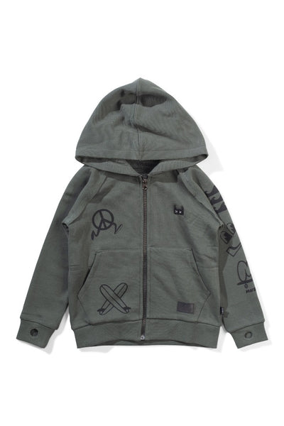 Munster - Icon Patch Hoody / Ocean Green