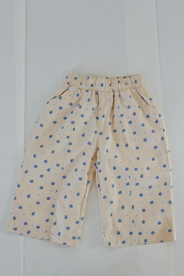 Sunday Siblings - Happy Tomato Pants / Blue