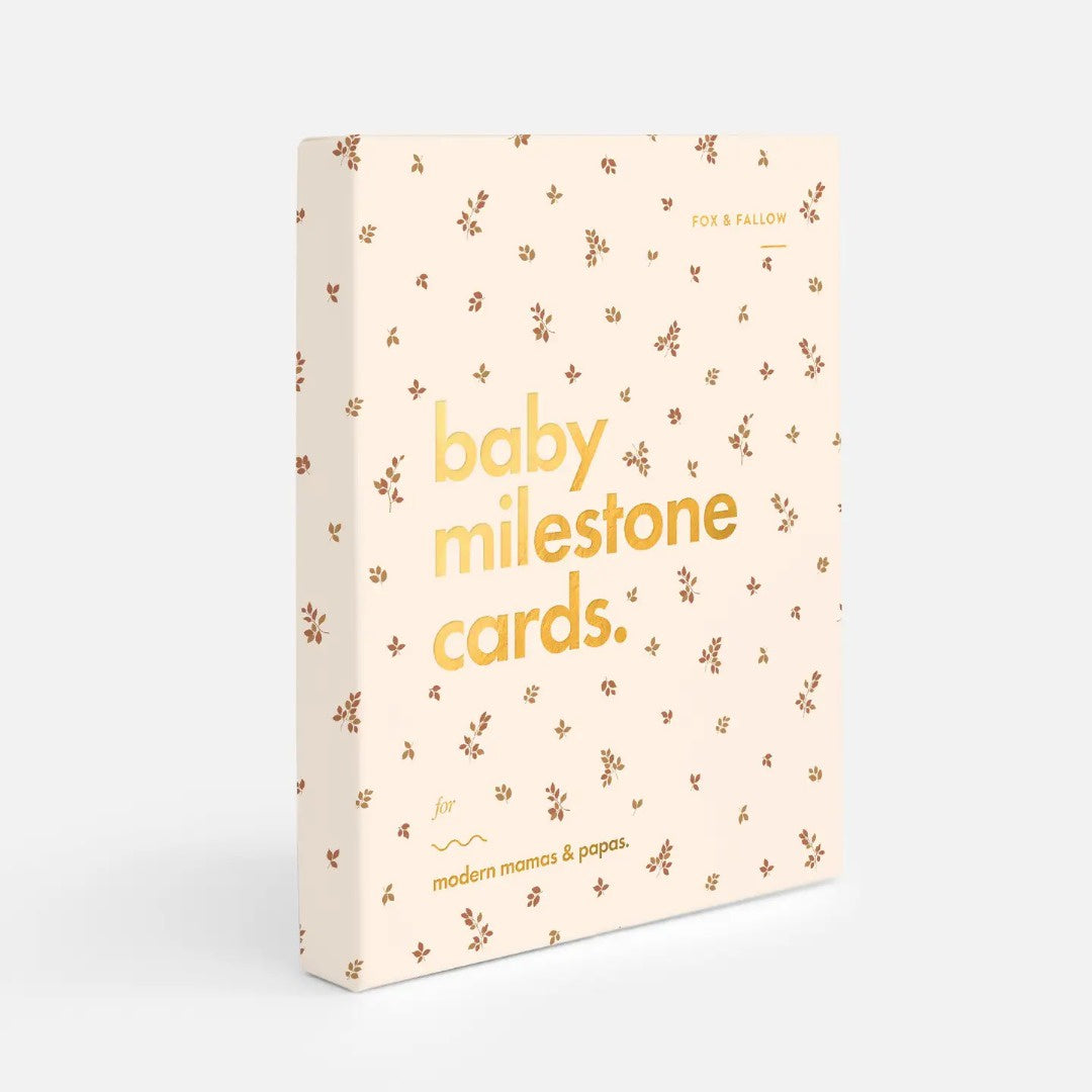 Fox & Fallow - Baby Milestone Cards / Broderie