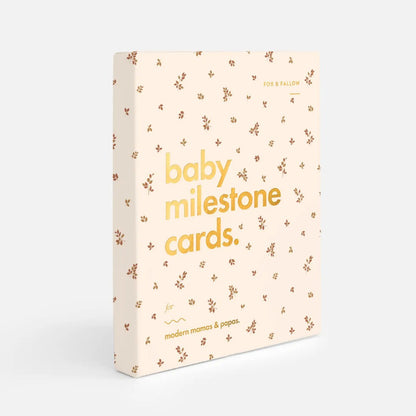 Fox & Fallow - Baby Milestone Cards / Broderie