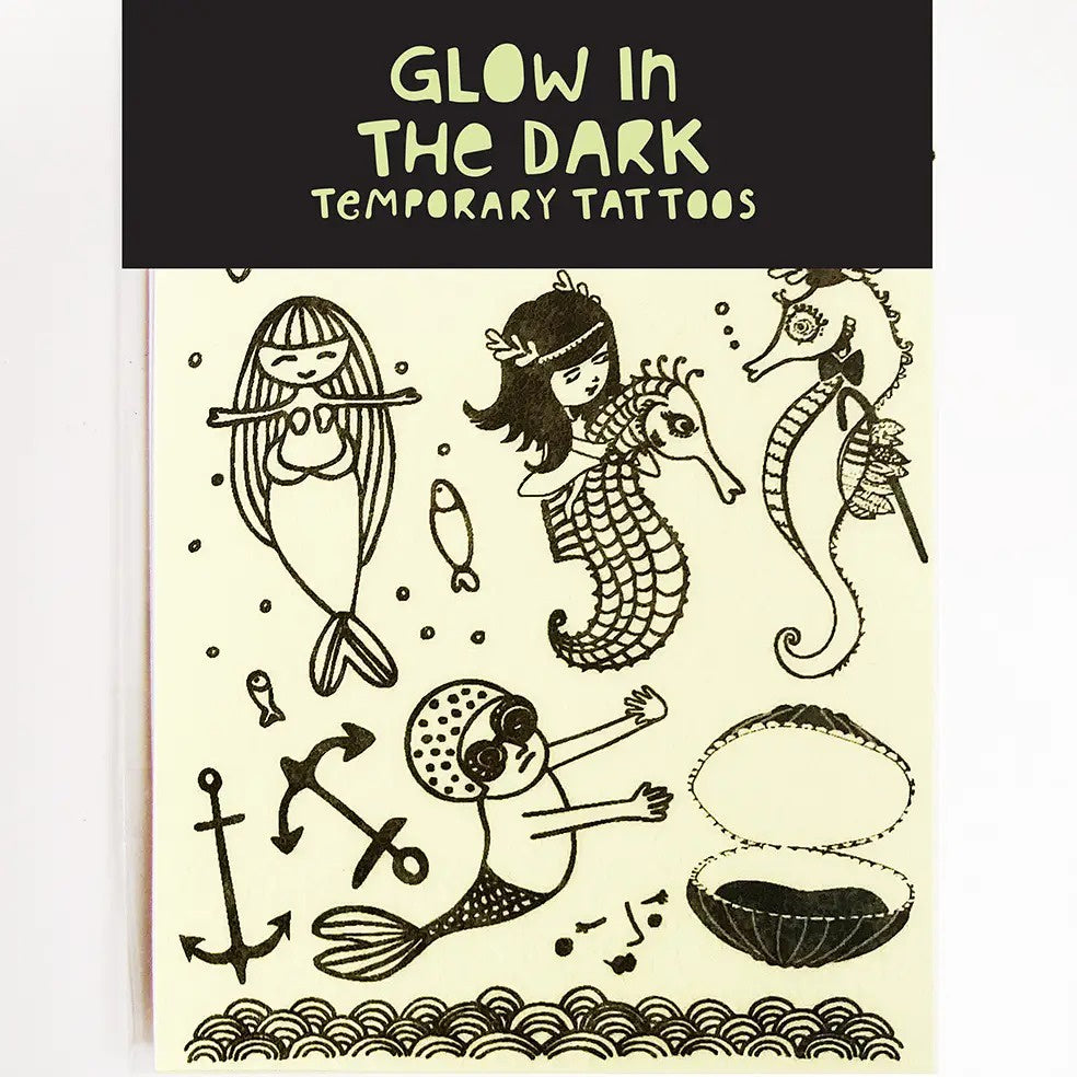 Missy Minzy - Glow in the Dark Temporary Tattoos