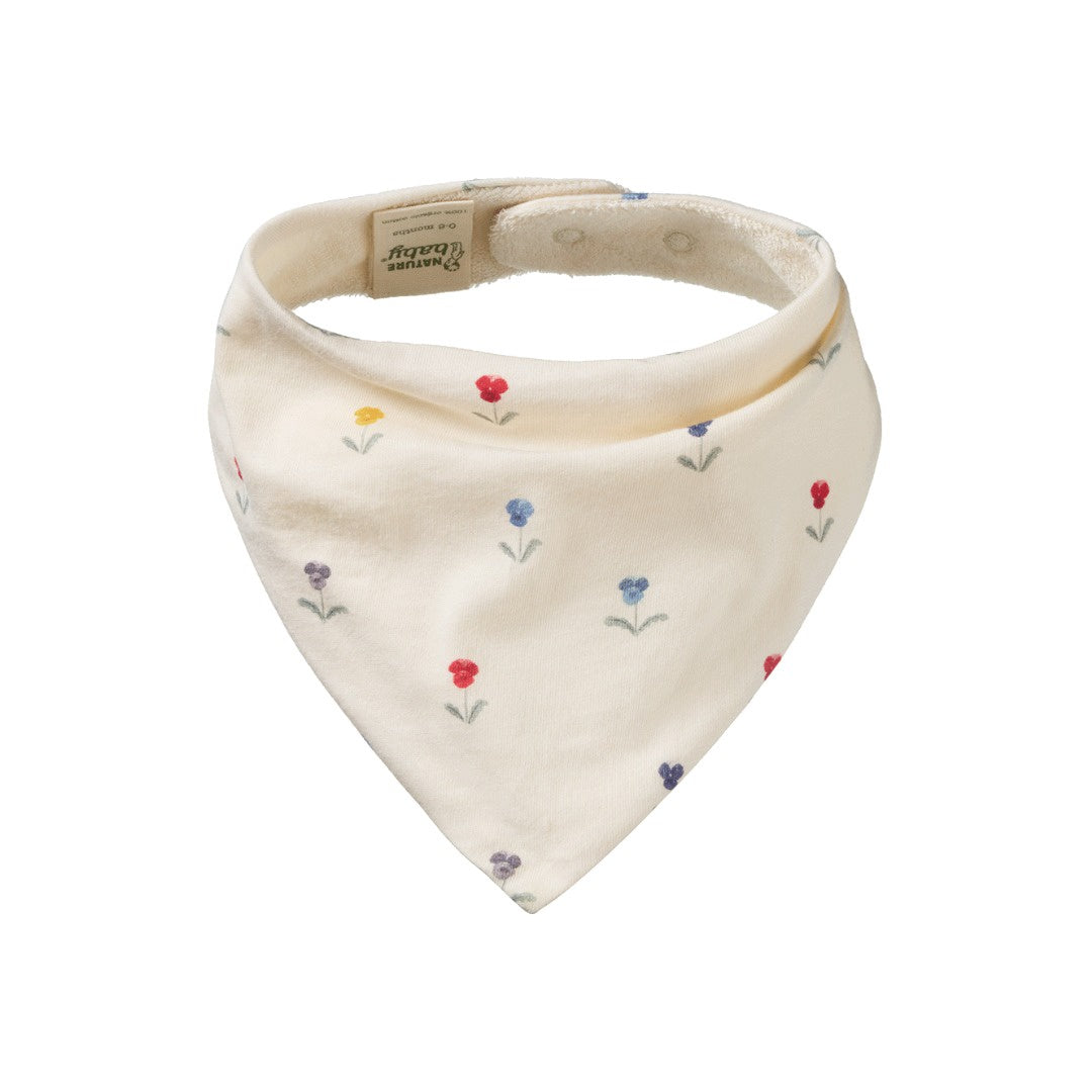 Nature Baby - Triangle Bib / Delphine Print