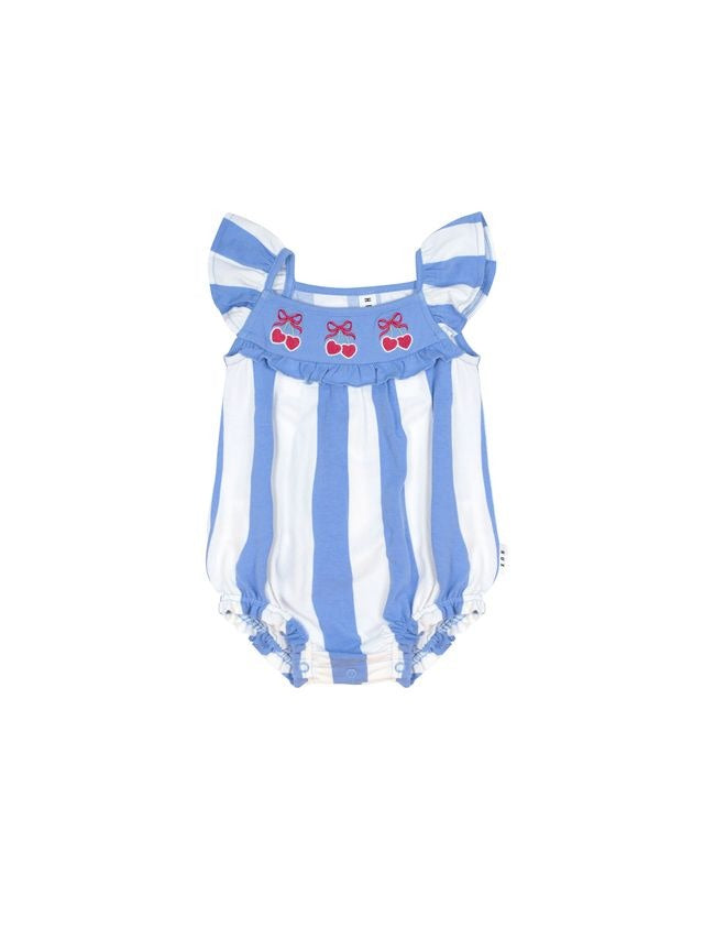 Huxbaby - Seaside Cherry Stripe Playsuit