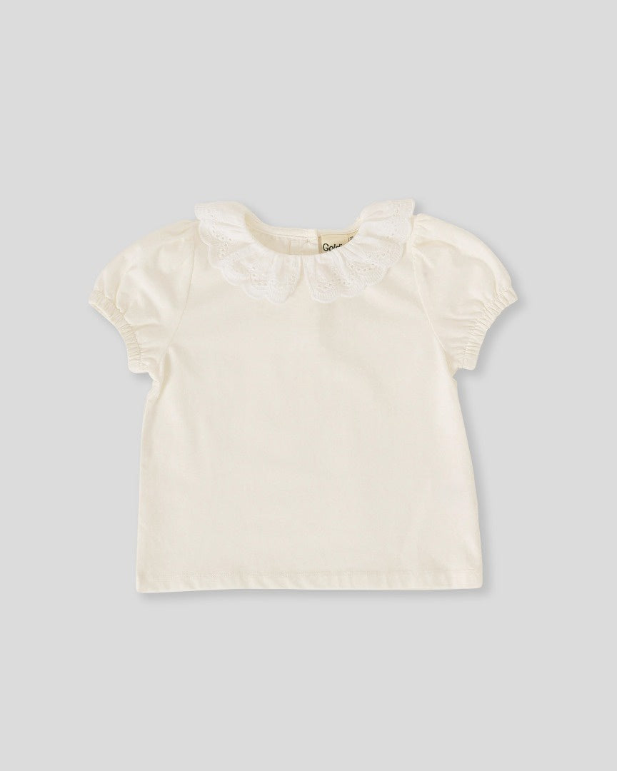 Goldie & Ace - Laura Puff Sleeve Collar Top