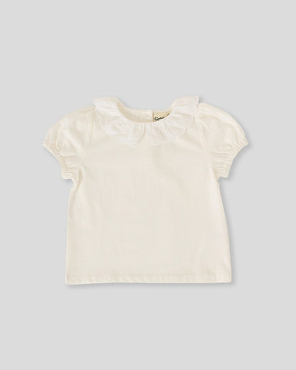 Goldie & Ace - Laura Puff Sleeve Collar Top