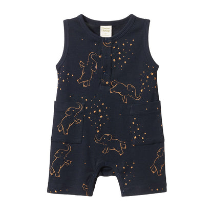 Nature Baby - Camper Suit / Fairground Navy Print