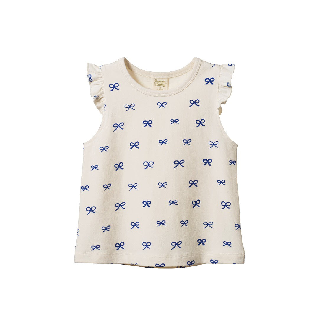Nature Baby - Fleur Tee / Ribbons Print