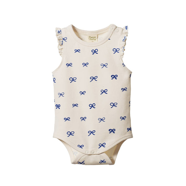 Nature Baby - Fleur Bodysuit / Ribbons Print