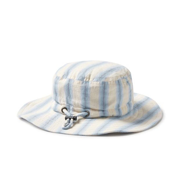 Wilson + Frenchy - Organic Sun Hat / Deep Blue Stripe