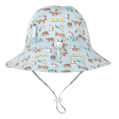 Acorn - Wide Brim Infant Hat / Aussie Bush Friends